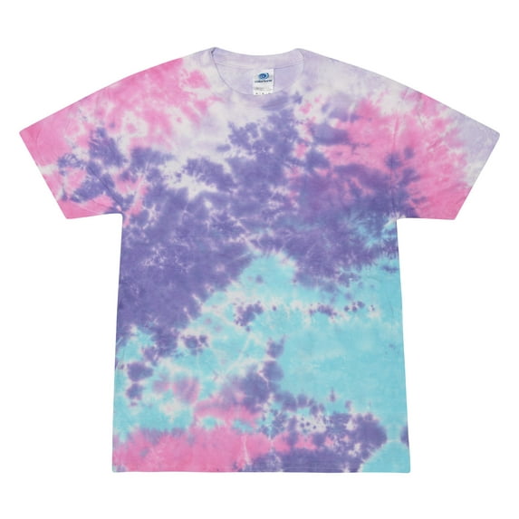 Colortone Tie Dye T-Shirts Pastel Colors Kids Juniors Unisex Cotton 100%