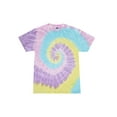 thumbnail image 1 of Colortone Tie Dye T-Shirts Rainbow Adult Sizes, Men 100% Cotton, 1 of 3
