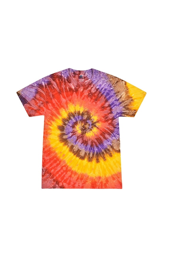 Tie Dye T-Shirts Rainbow Junior Sizes, Unisex 100% Cotton