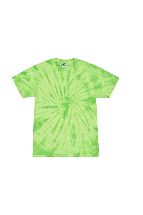 Tie Dye T-Shirts Spider Multi Colors Juniors Cotton