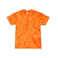 thumbnail image 1 of Colortone Tie Dye T-Shirts Spider Multi Colors Juniors Cotton, 1 of 4