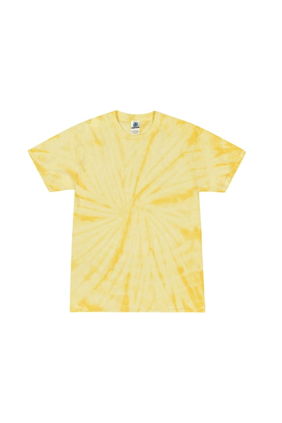 Tie Dye T-Shirts Spider Multi Colors Juniors Cotton