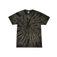 thumbnail image 1 of Colortone Tie Dye T-Shirts Spider Multi Colors Juniors Cotton, 1 of 4