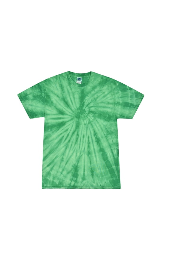 Tie Dye T-Shirts Spider Multi Colors Juniors Cotton