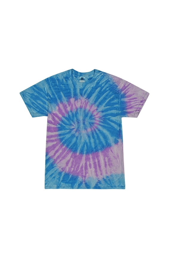 , Tie Dye T-Shirts Spiral Adult Sizes, Men 100% Cotton