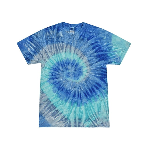 Colortone Tie Dye T-Shirts Swirl Multi Colors Adult S to 5XL Men 100% Cotton