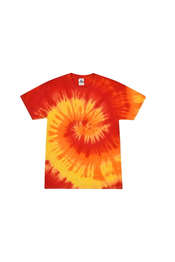 Tie Dye T-Shirts Swirl Multi Colors Adult S to 5XL Men 100% Cotton