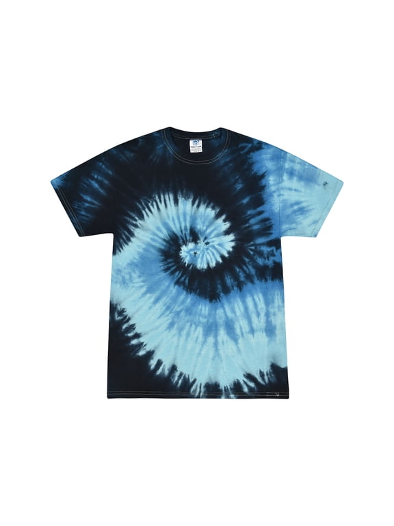 Tie Dye T-Shirts Swirl Multi Colors Adult S to 5XL Men 100% Cotton