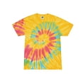 thumbnail image 1 of Colortone Tie Dye T-Shirts Swirl Multi Colors Kids Junior Unisex Cotton, 1 of 3