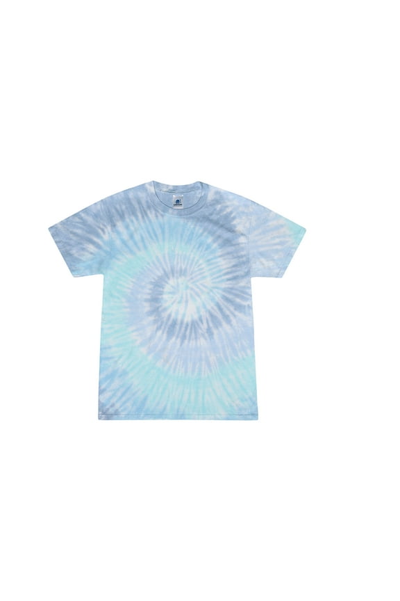 Tie Dye T-Shirts Swirl Multi Colors Kids Junior Unisex Cotton