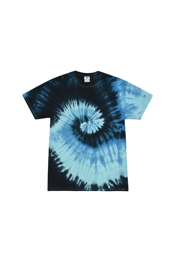 Tie Dye T-Shirts Swirl Multi Colors Kids Junior Unisex Cotton