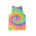 thumbnail image 1 of Colortone Tie-Dye Tank Top Multicolor Adult S to 3XL Cotton, 1 of 4