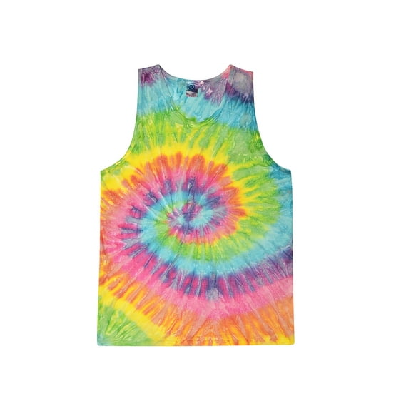 Colortone Tie-Dye Tank Top Multicolor Adult S to 3XL Cotton