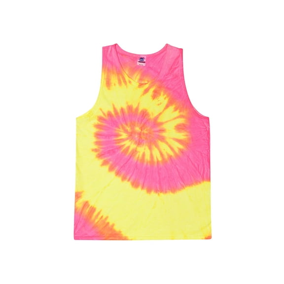 Colortone Tie-Dye Tank Top Multicolor Men Unisex Size S to 3XL Cotton