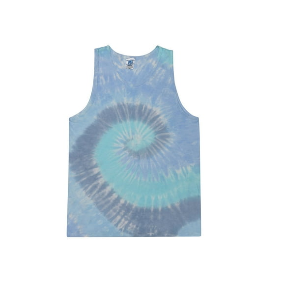 Colortone Tie-Dye Tank Top Multicolor Men Unisex Size S to 3XL Cotton
