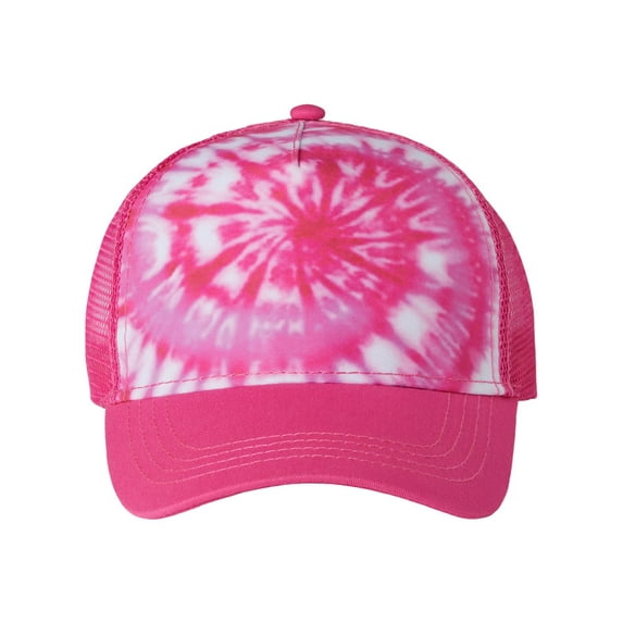 Colortone Tie-Dyed 5-Panel Trucker Cap
