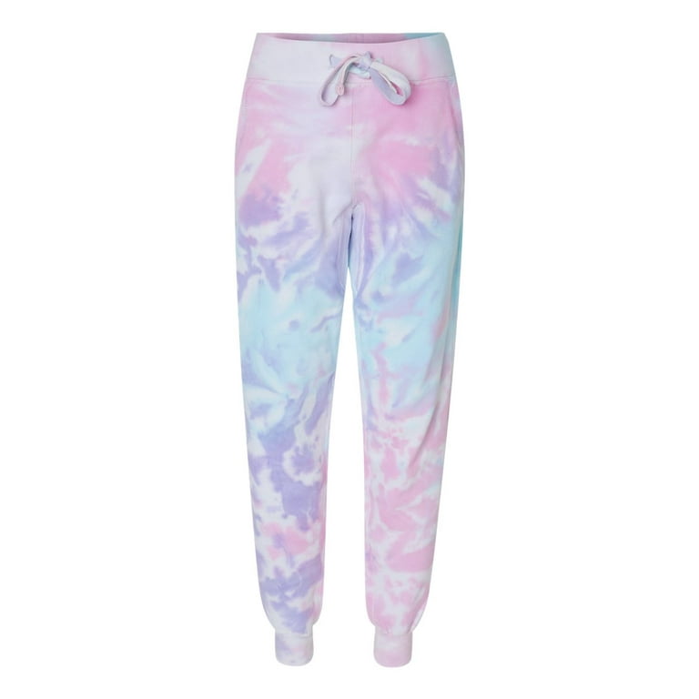Colortone Tie Dyed Joggers 8999 Cotton Candy Size L