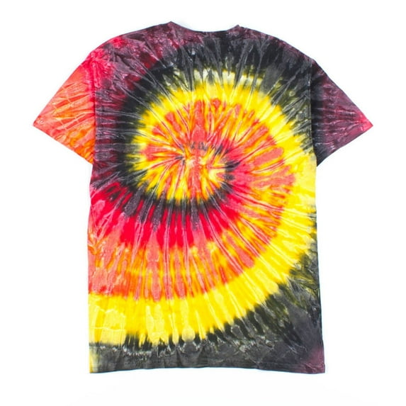 Colortone Womens Rainbow Tie-Dye Short Sleeve Heavyweight T-Shirt