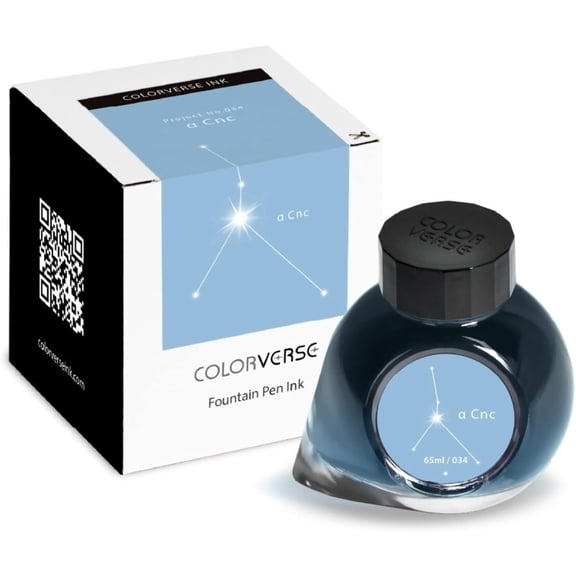 Colorverse Fountain Pen Ink | Blue |  CNC | 65ml | Dye-Based Ink | Project Series