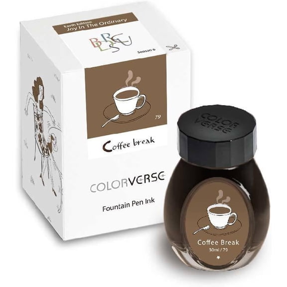 Colorverse Ink - Season 6 - Joy in The Ordinary - No. 79, Coffee Break (30ml) Fountain Pen Ink