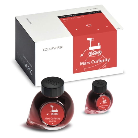 Colorverse Ink - Spaceward -No. 8, Mars Curiosity (65ml & 15ml) Fountain Pen Ink