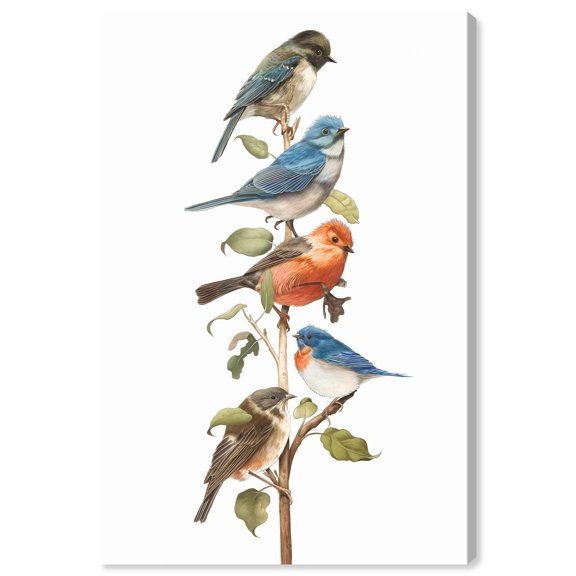 Colorwave Flyers Canvas Vintage Animal Art by Art Remedy, Gallery Wrapped, 10" x 15"