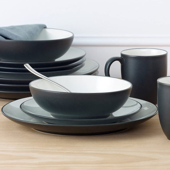 Colorwave Graphite Set of 4 Coupe Cereal Bowls, 7", 27 oz.