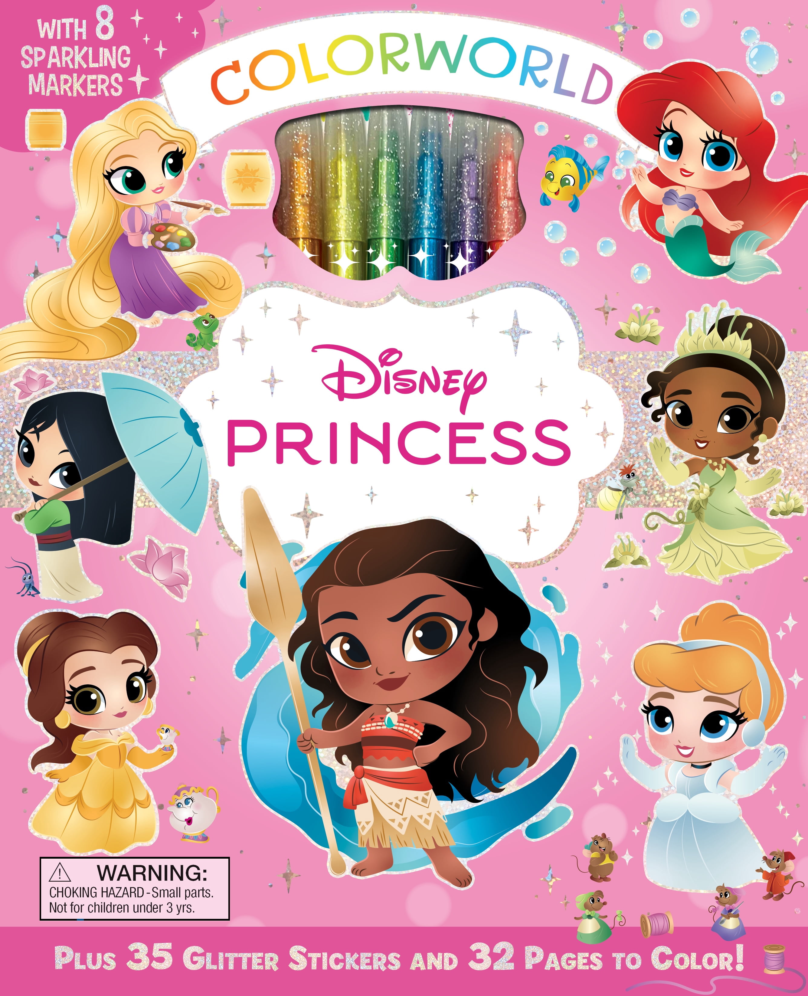 Colors of the Princesses 塗り絵本 Colorworld: Disney Princess, 64 pages (Hardcover) - Walmart.com