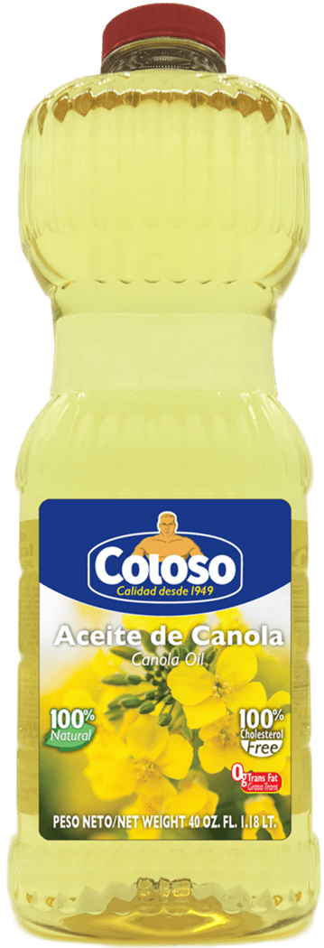 Coloso Canola Oil for Cooking 40oz Plastic Single Bottle