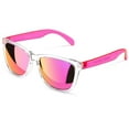 thumbnail image 1 of Colossein UV400 Mirrored Lens Women's Outdoor Sunglasses, Pink, 1 of 6