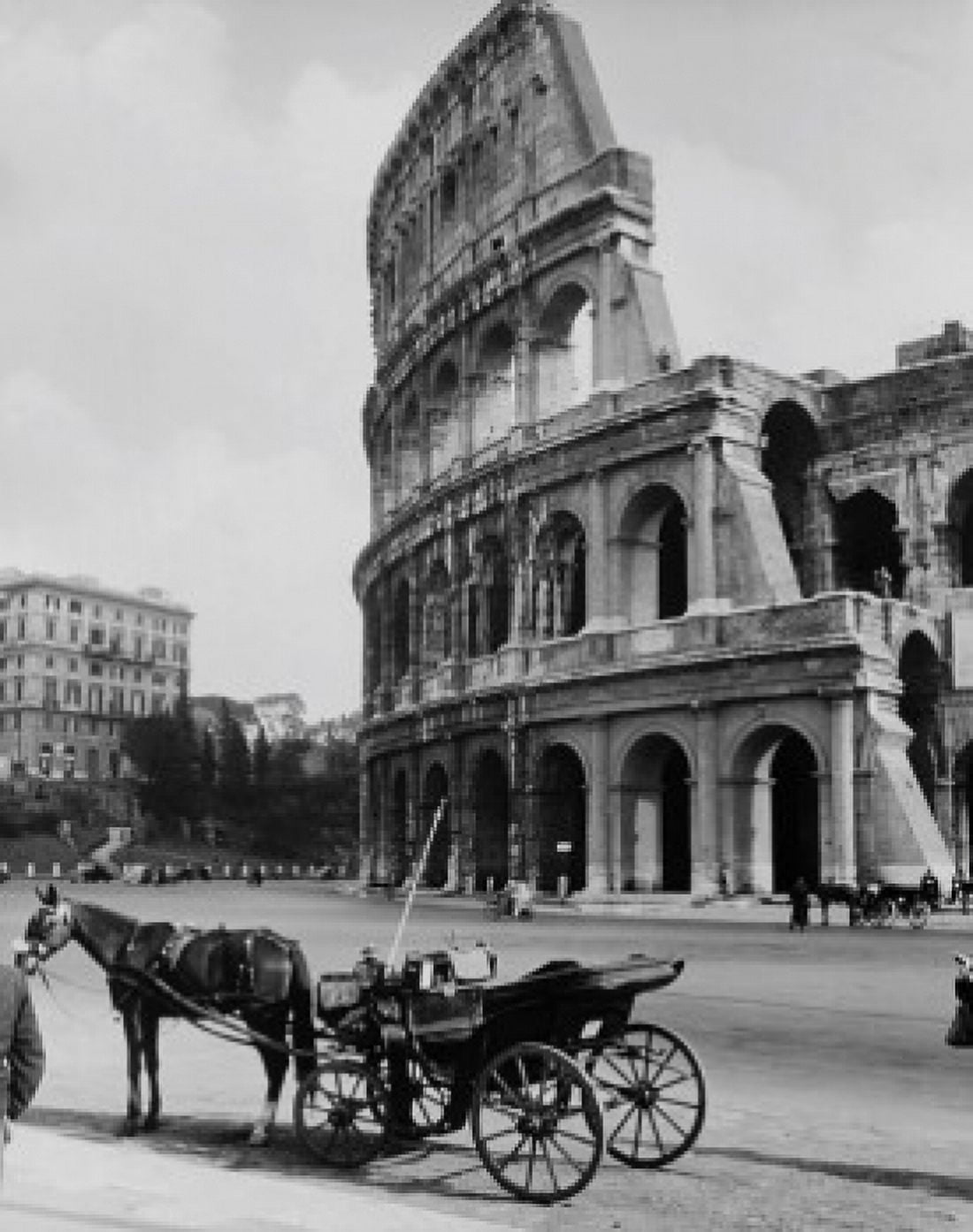 Colosseum Rome Italy Canvas Art -  (18 x 24)
