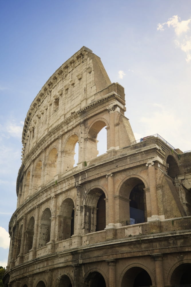 Colosseum Rome Italy Canvas Art - Allyson Scott Design Pics (12 x 19)
