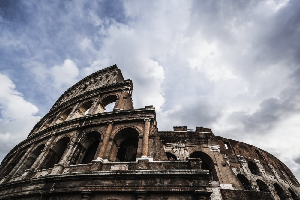 Colosseum Rome Italy Canvas Art - Reynold Mainse Design Pics (19 x 12)