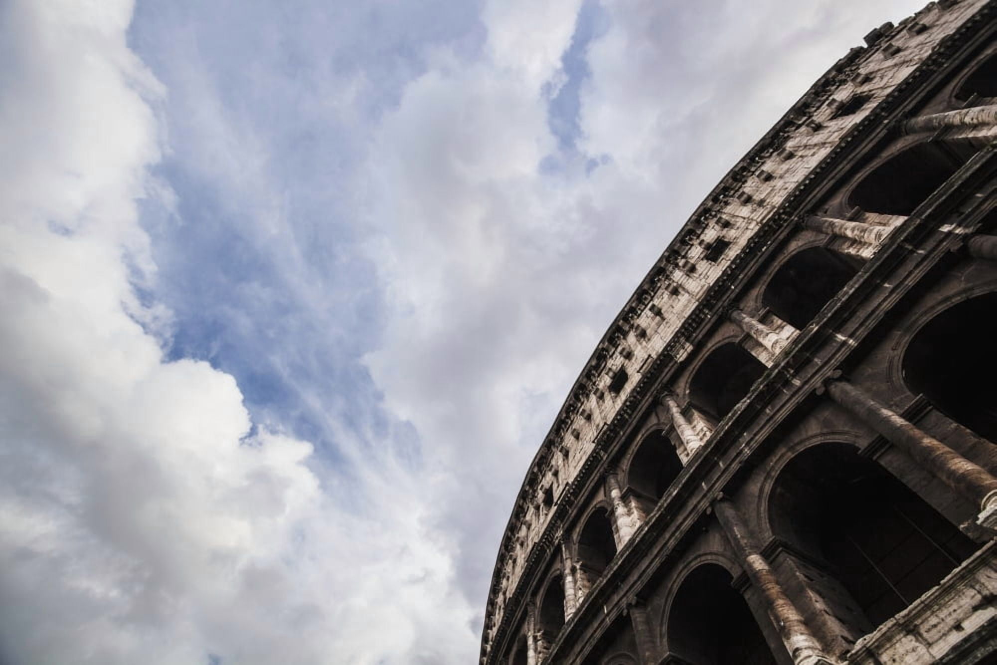 Colosseum Rome Italy Canvas Art - Reynold Mainse Design Pics (38 x 24)