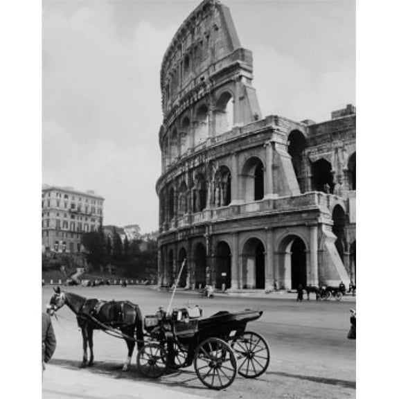 Colosseum Rome Italy Poster Print - 18 x 24 in.