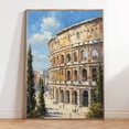 Wall Prints Rome Colosseum Rome Italy Wall Art Print, Ancient Roman Landmark Travel ...