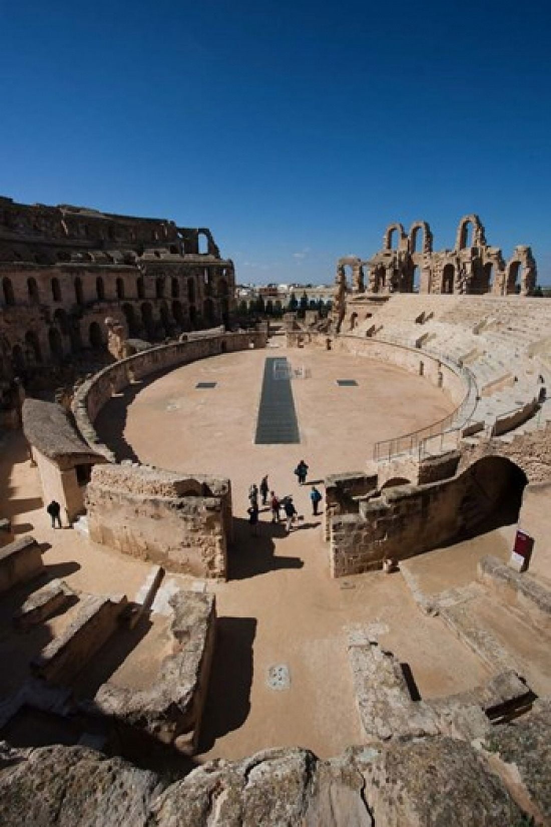 Colosseum Tunisia Canvas Art - Walter Bibikow DanitaDelimont (23 x 35)