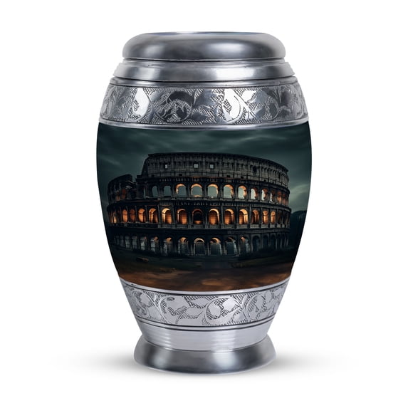 Colosseum Urns For Human Ashes Adult Women, Cremation Urn for Ashes Adult Male, Mini Urn For Human Ashes, Funeral Urn For Adults Men, Cremation Memorial Keepsakes For Ashes - 3 Inch