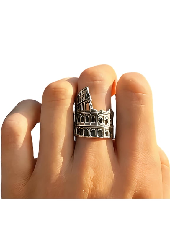 Colosseums Designs Open Band Rings For Men And Women Adjustable Statement Rings Finge Accessories