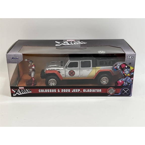 Colossus Figure and 2020 Jeep Gladiator 13cm Jada 3012