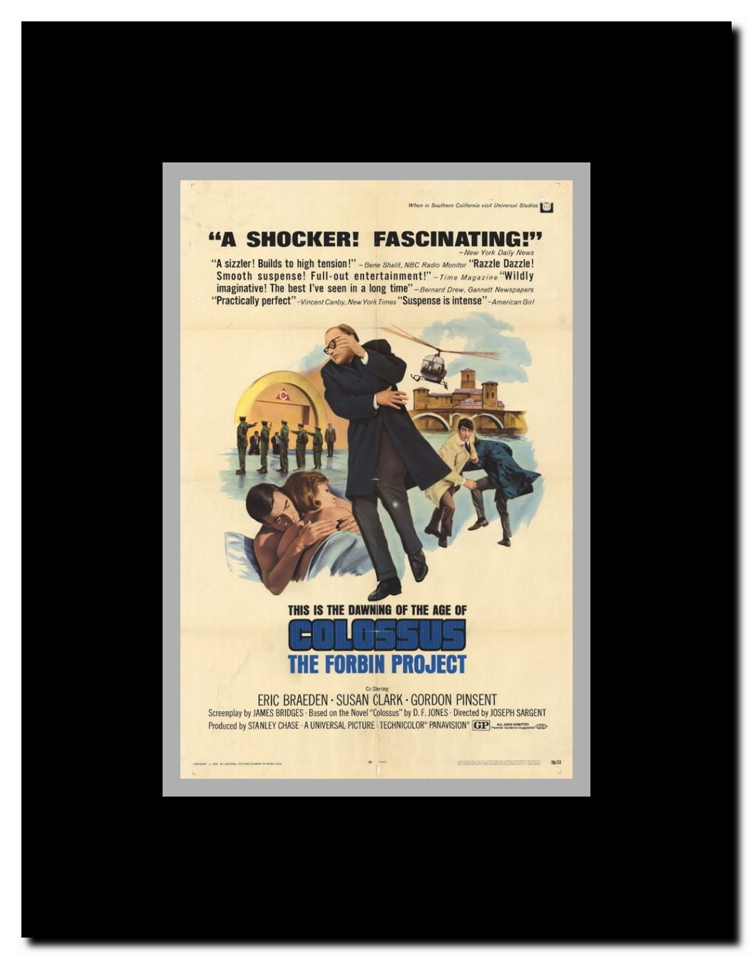 Colossus: The Forbin Project Framed Movie Poster