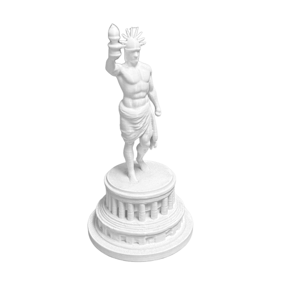 Colossus of Rhodes Statue   Ancient Greek Wonder Replica  Helios Figurine for Desk, Office, & Home Decor