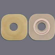 Colostomy Barrier New Image™ Flextend - Item Number 16104 - 5 Each / Box - 1-3/4" Flange Green Code 1" Stoma