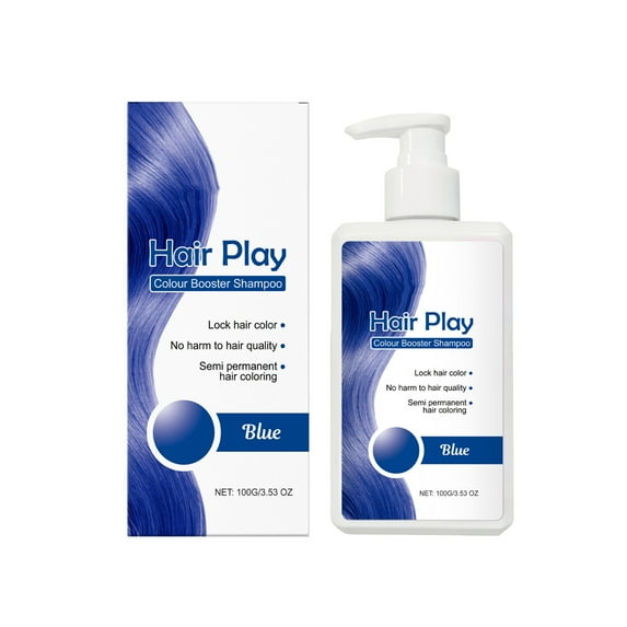 Colour Booster Shampoo, Ultra Color Safe Shampoo, Blue, Help Prevent Fading & Provide Subtle Color Replenishment | Prolong Color Vibrancy and Enhance Shine