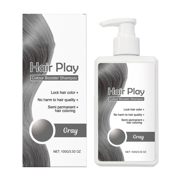 Colour Booster Shampoo, Ultra Color Safe Shampoo, Gray, Help Prevent Fading & Provide Subtle Color Replenishment | Prolong Color Vibrancy and Enhance Shine