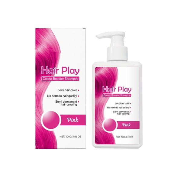 Colour Booster Shampoo, Ultra Color Safe Shampoo, Pink, Help Prevent Fading & Provide Subtle Color Replenishment | Prolong Color Vibrancy and Enhance Shine