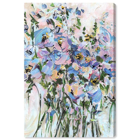 Colour Coded Canvas Spring Floral Wall Art by Art Remedy, Gallery Wrapped, 30" x 45"
