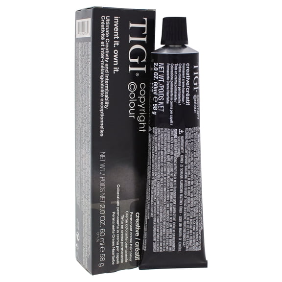 Colour Creative Creme Hair Color - # 2/0 Darkest Natural Brown by TIGI for Unisex - 2 oz Hair Color