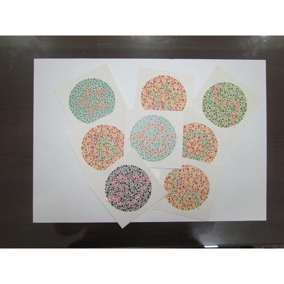 BASCH Colour Deficiency Test Card for Children (Set of 10 Cards)