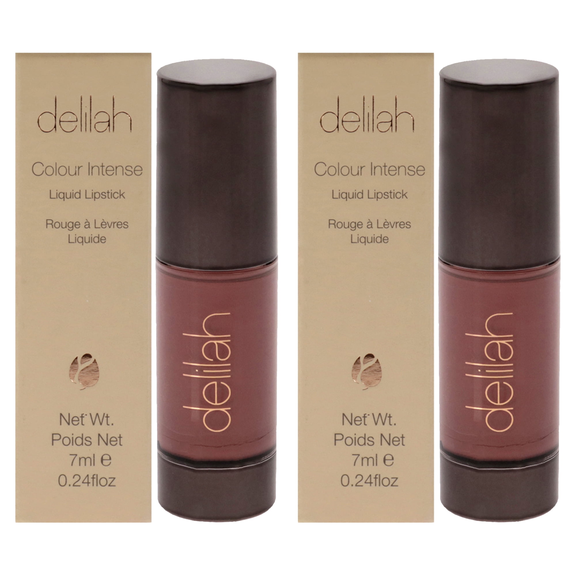 Colour Intense Liquid Lipstick - Beau by Delilah for Women - 0.24 oz Lipstick - Pack of 2